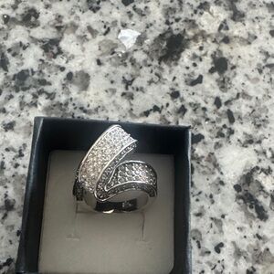 Park Lane empress  Silver Crystal Ring
